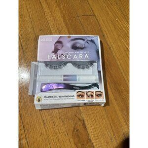 Kiss Falscara Lashes Starter / Lengthening Kit BRAND NEW IN BOX